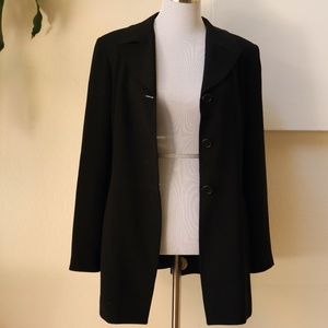 TAHARI BLACK BLAZER BUTTON DOWN